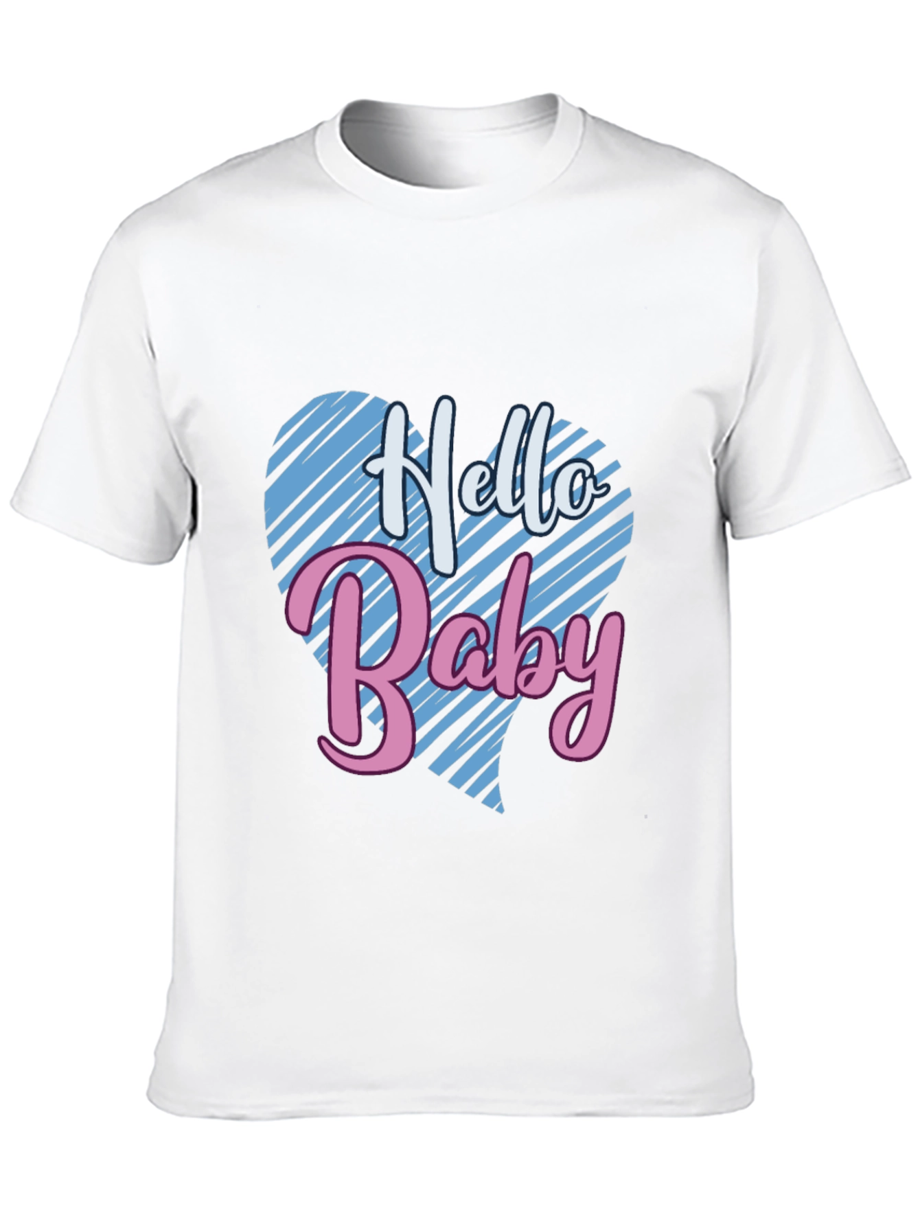 Hello Baby Tee: Gender Reveal Shirt
