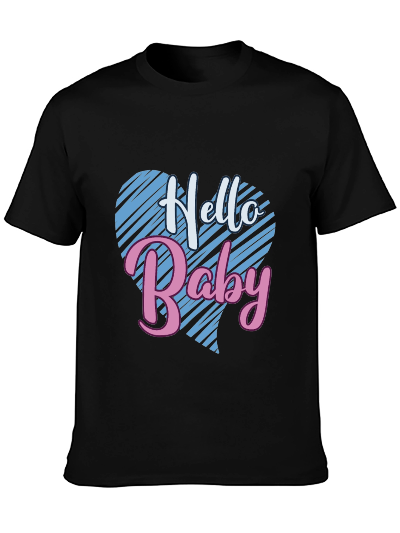 Hello Baby Tee: Gender Reveal Shirt