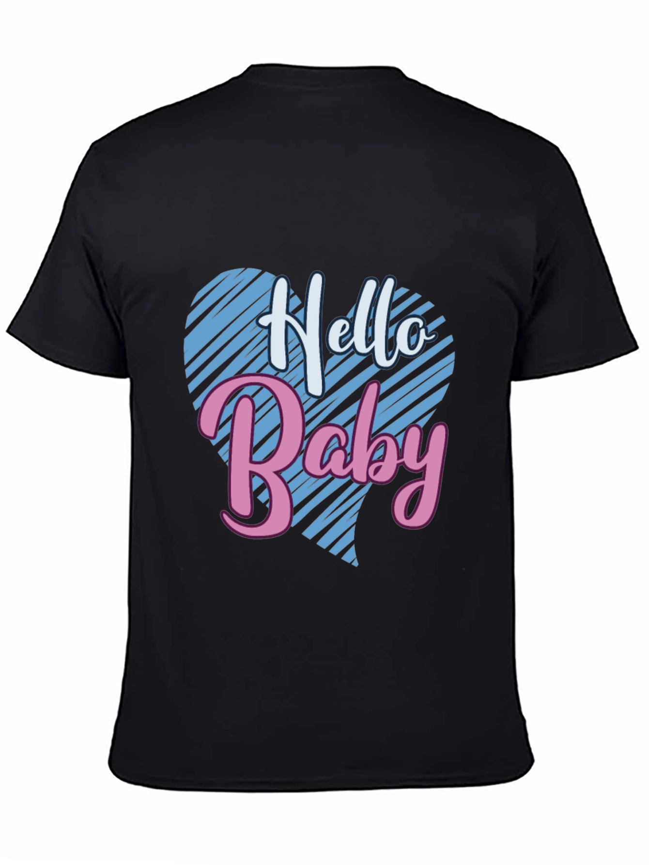 Hello Baby Tee: Gender Reveal Shirt