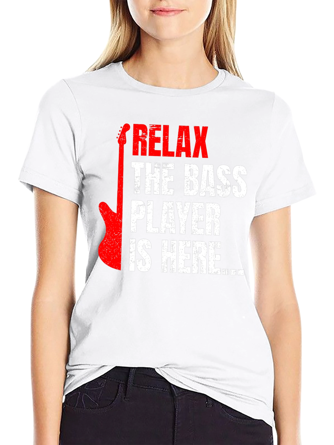 Relax Bass Player Here Graphic Tee