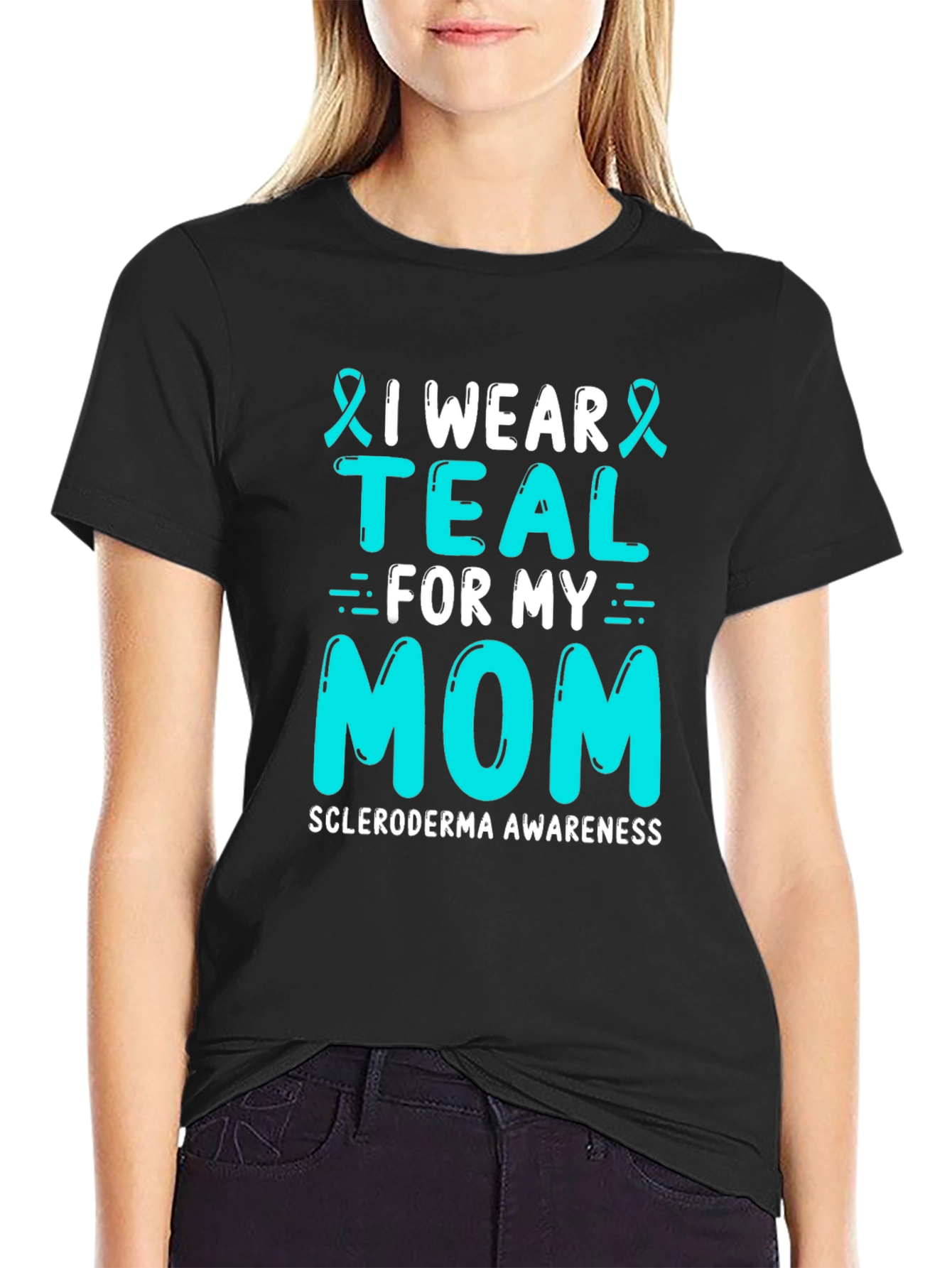 Teal For My Mom Awareness T-Shirt
