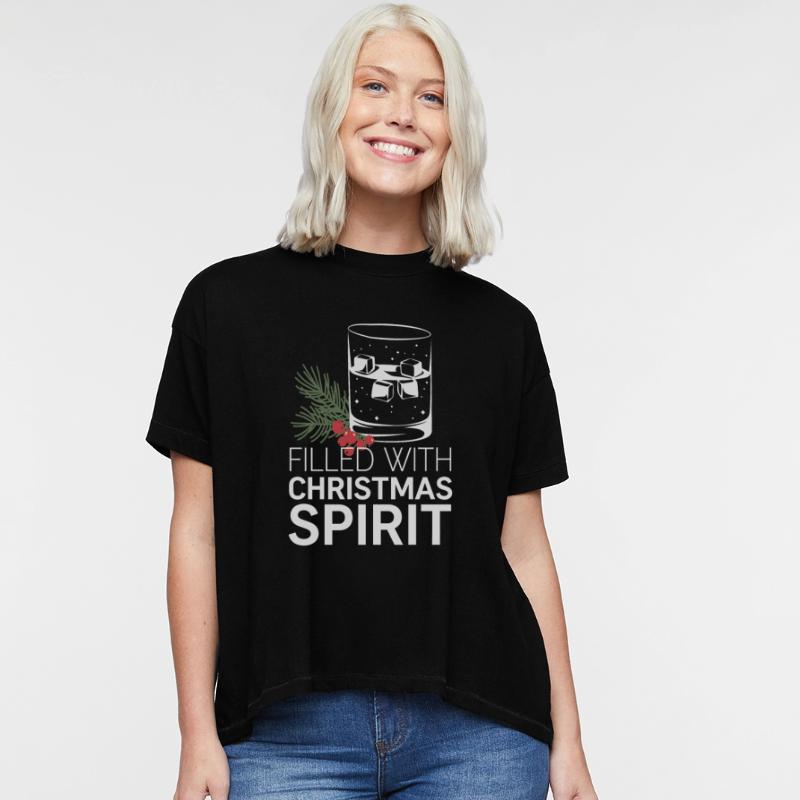 Filled With Christmas Spirit Festive Cheer Artwork