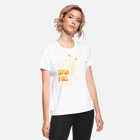 Fire Baton Twirling Enthusiast Design