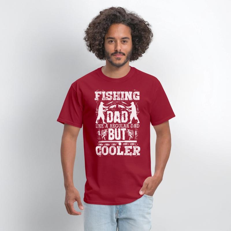 Fishing Dad Like A Regular Dad But Cooler T Shirt