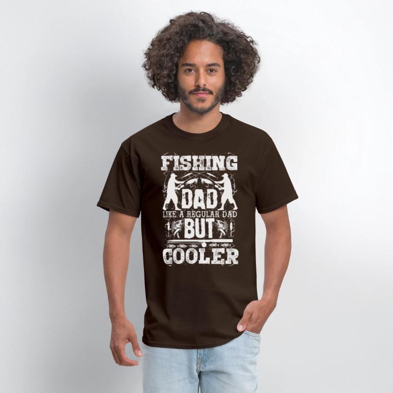 Fishing Dad Like A Regular Dad But Cooler T Shirt