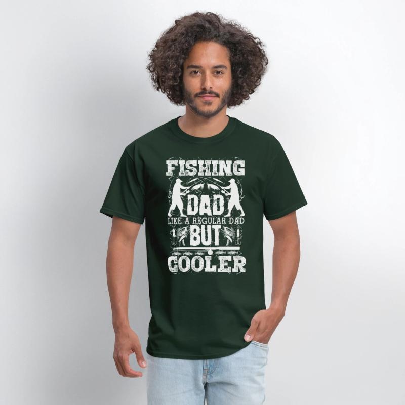 Fishing Dad Like A Regular Dad But Cooler T Shirt