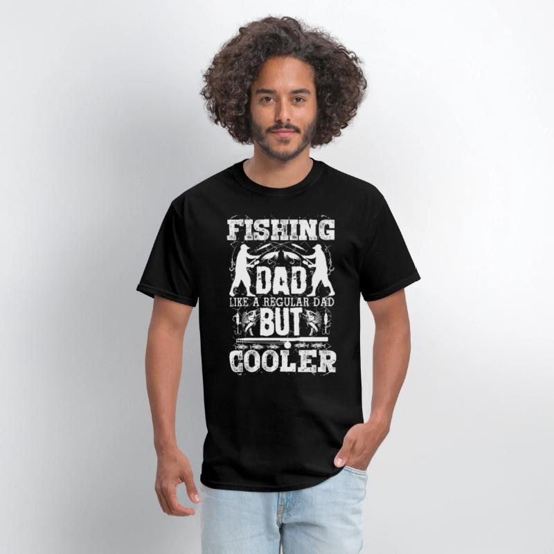 Fishing Dad Like A Regular Dad But Cooler T Shirt