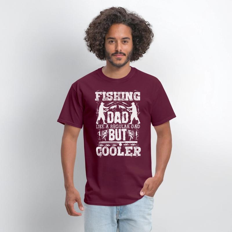 Fishing Dad Like A Regular Dad But Cooler T Shirt