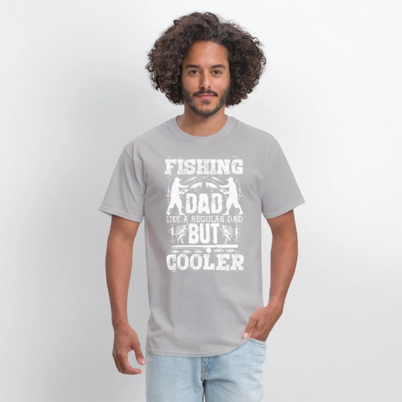 Fishing Dad Like A Regular Dad But Cooler T Shirt