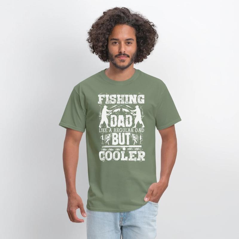 Fishing Dad Like A Regular Dad But Cooler T Shirt