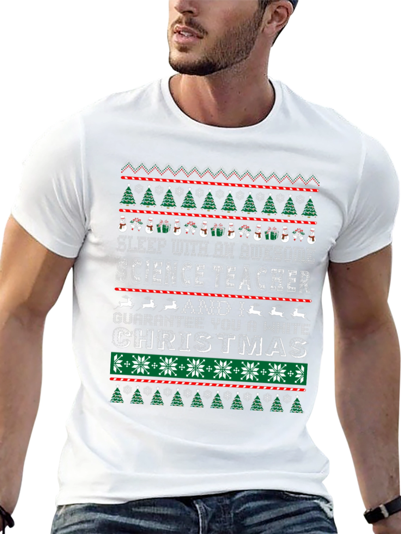 Science Teacher Christmas T-Shirt