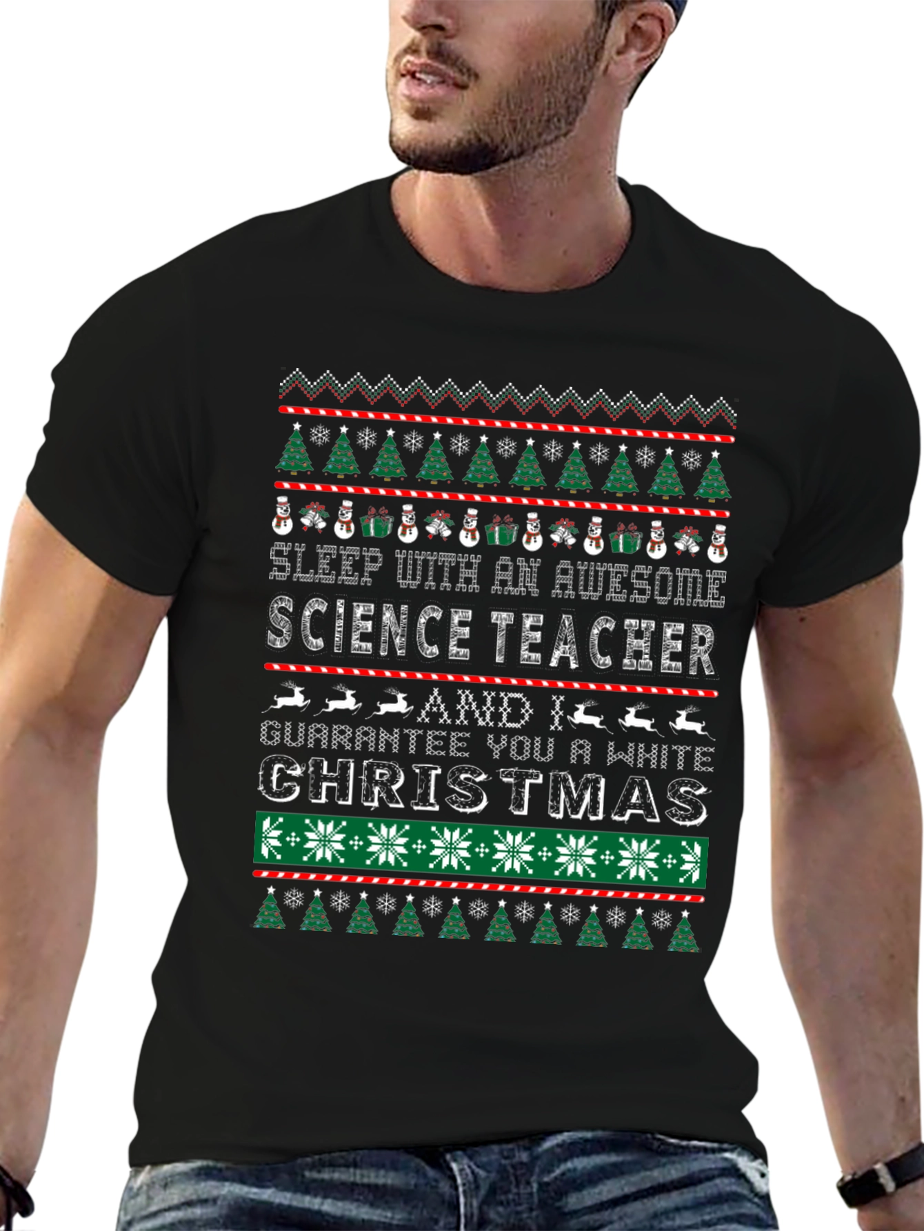 Science Teacher Christmas T-Shirt