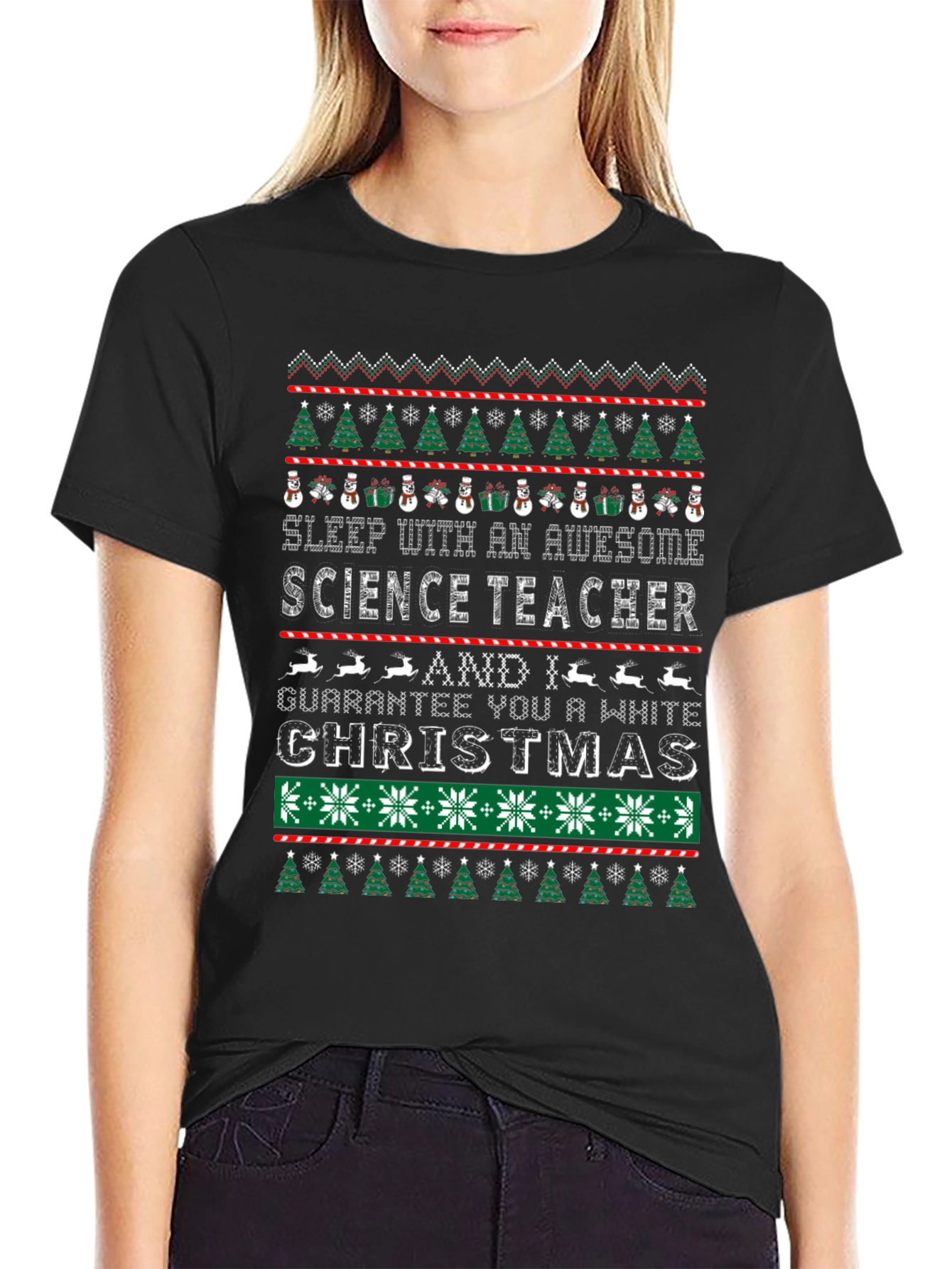 Science Teacher Christmas T-Shirt
