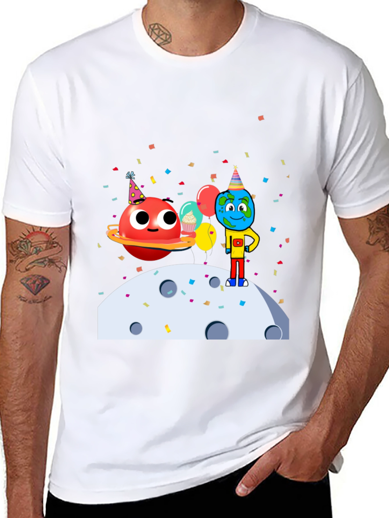 Planetary Birthday Tee