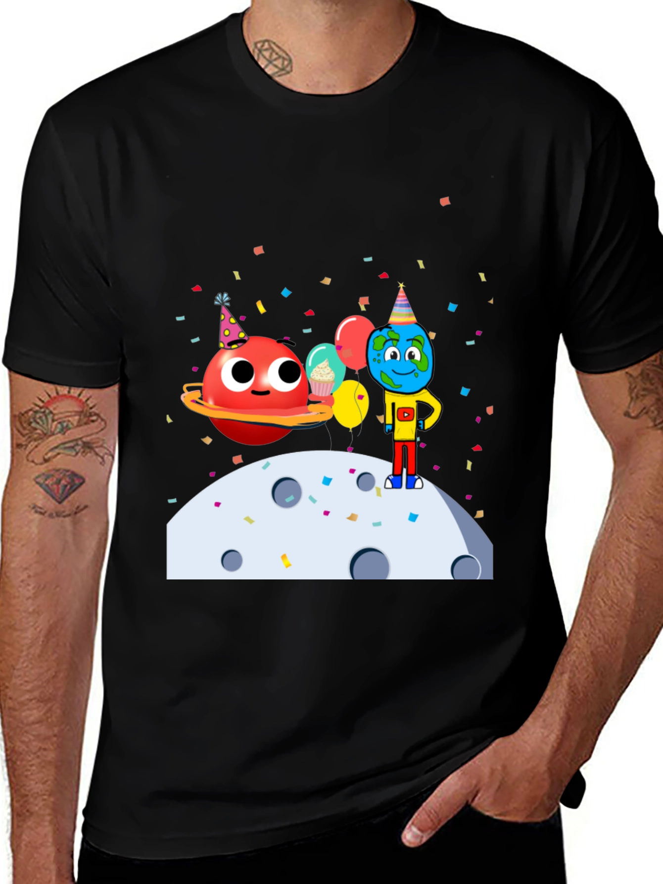 Planetary Birthday Tee
