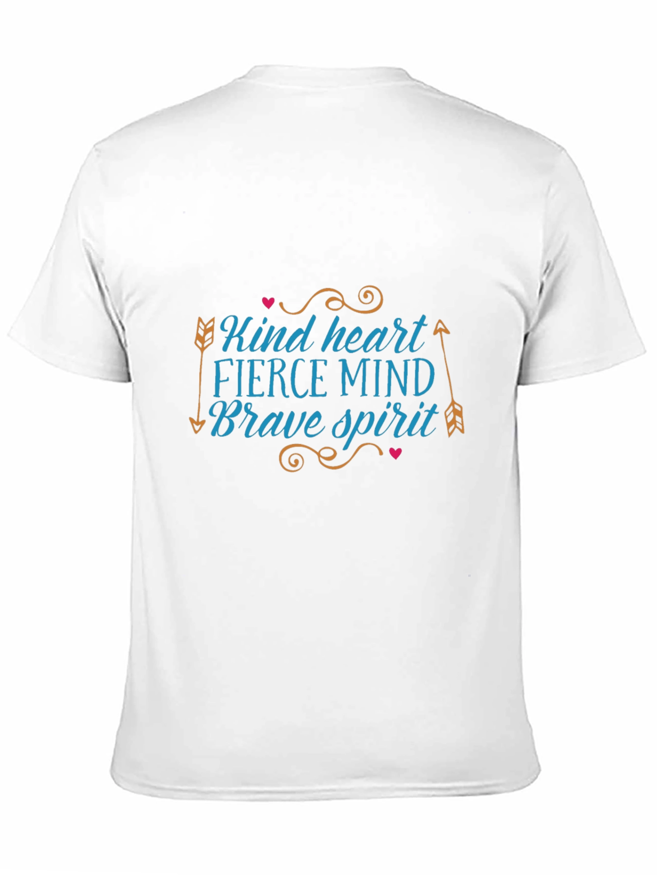 Kind Heart Fierce Mind Brave Spirit Black T-Shirt