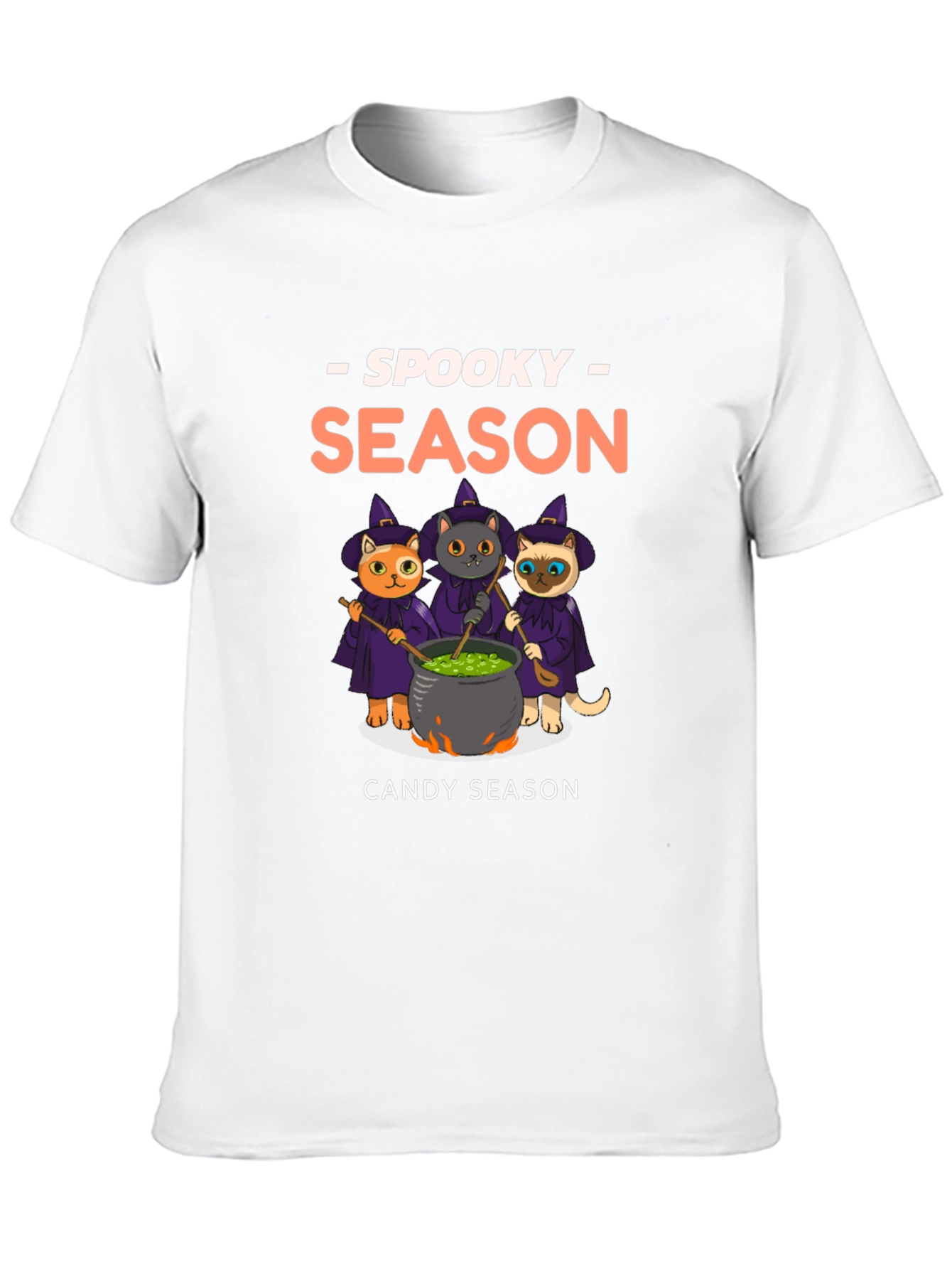 Spooky Season Cats Halloween T-Shirt