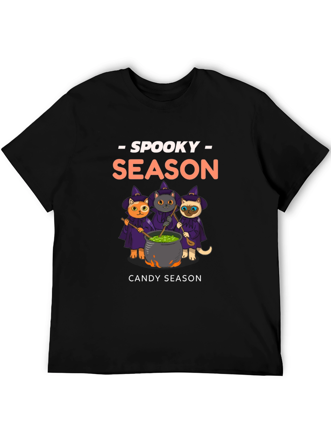 Spooky Season Cats Halloween T-Shirt
