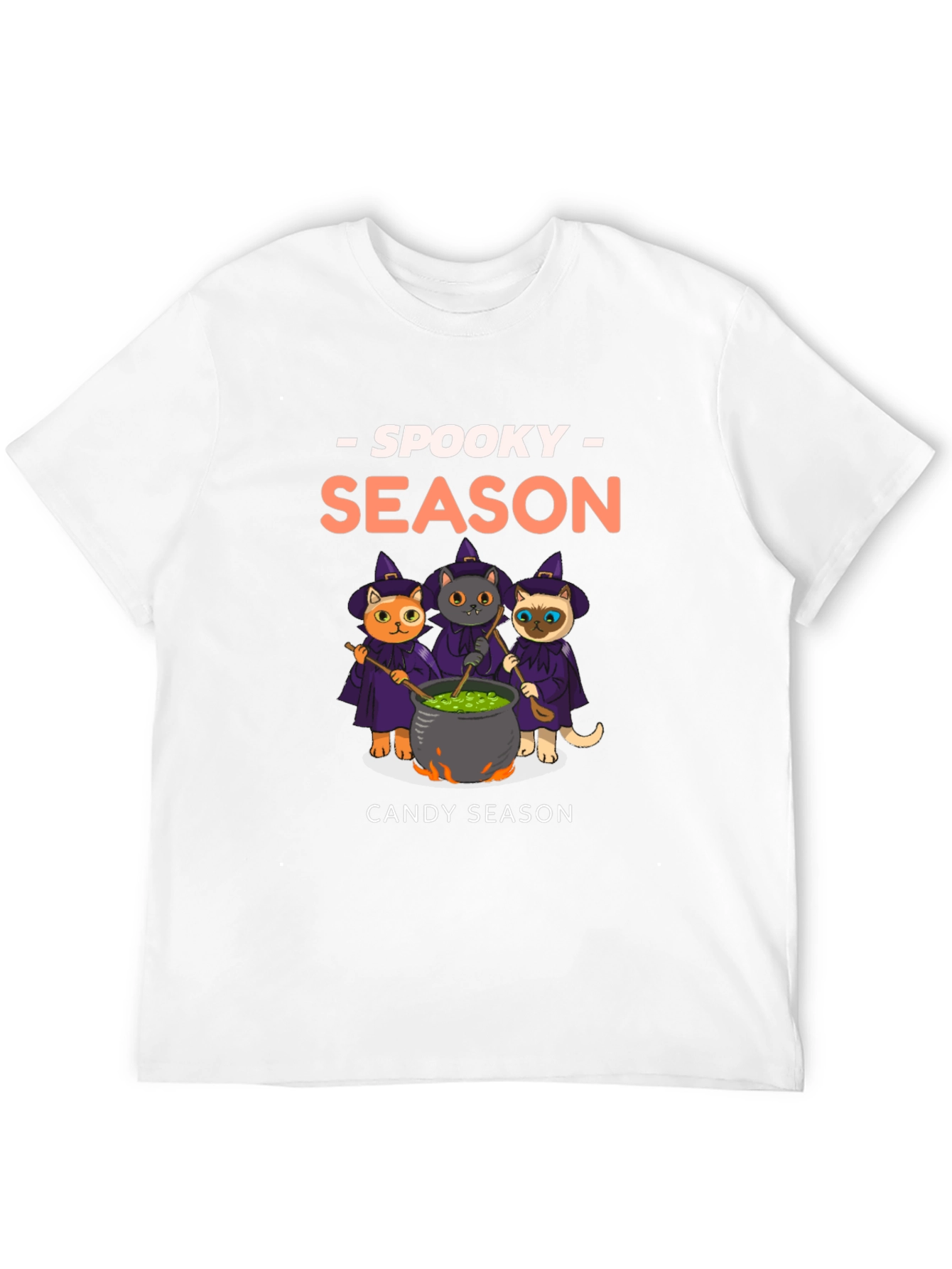 Spooky Season Cats Halloween T-Shirt