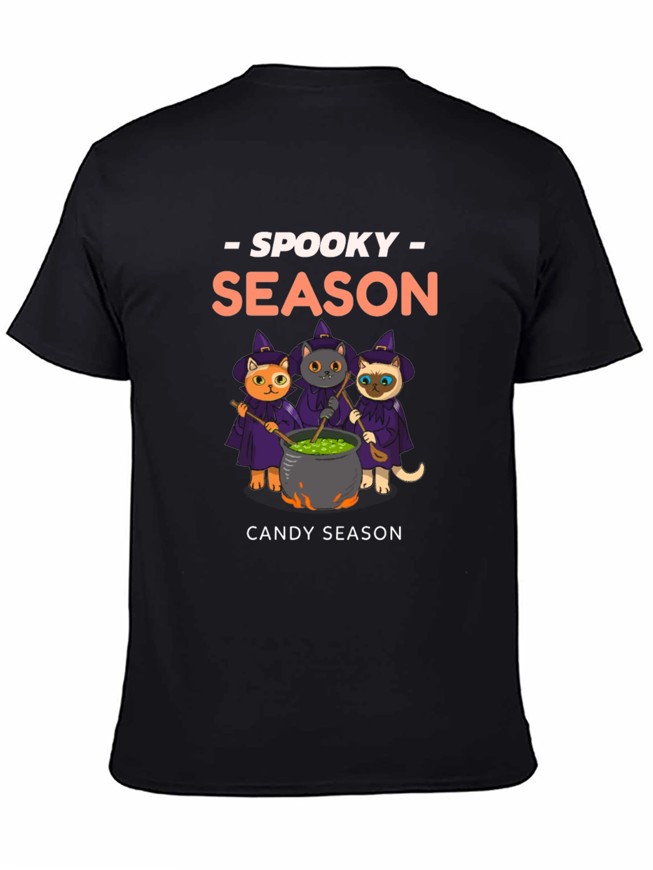Spooky Season Cats Halloween T-Shirt