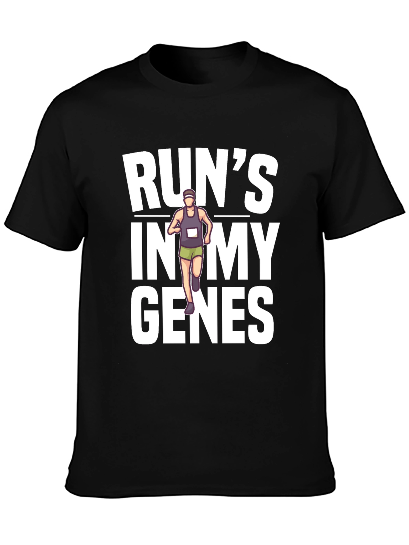 Runs In My Genes Graphic T-Shirt
