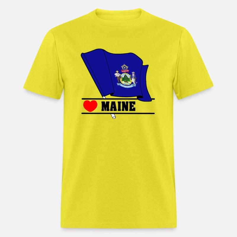 Flag Maine heart 'MAINE'