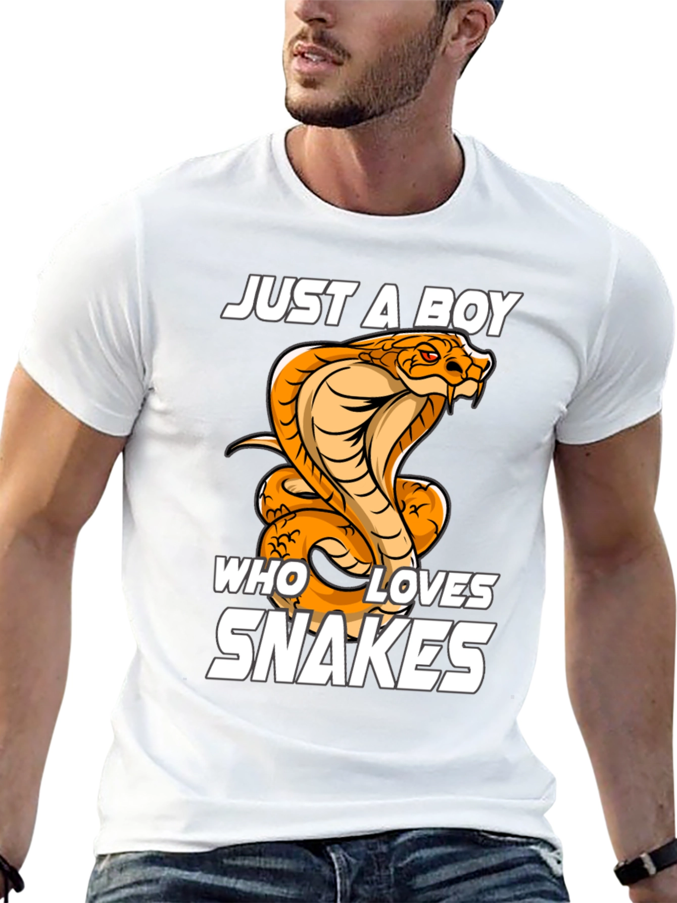 Just a Boy Who Loves Snakes T-Shirt