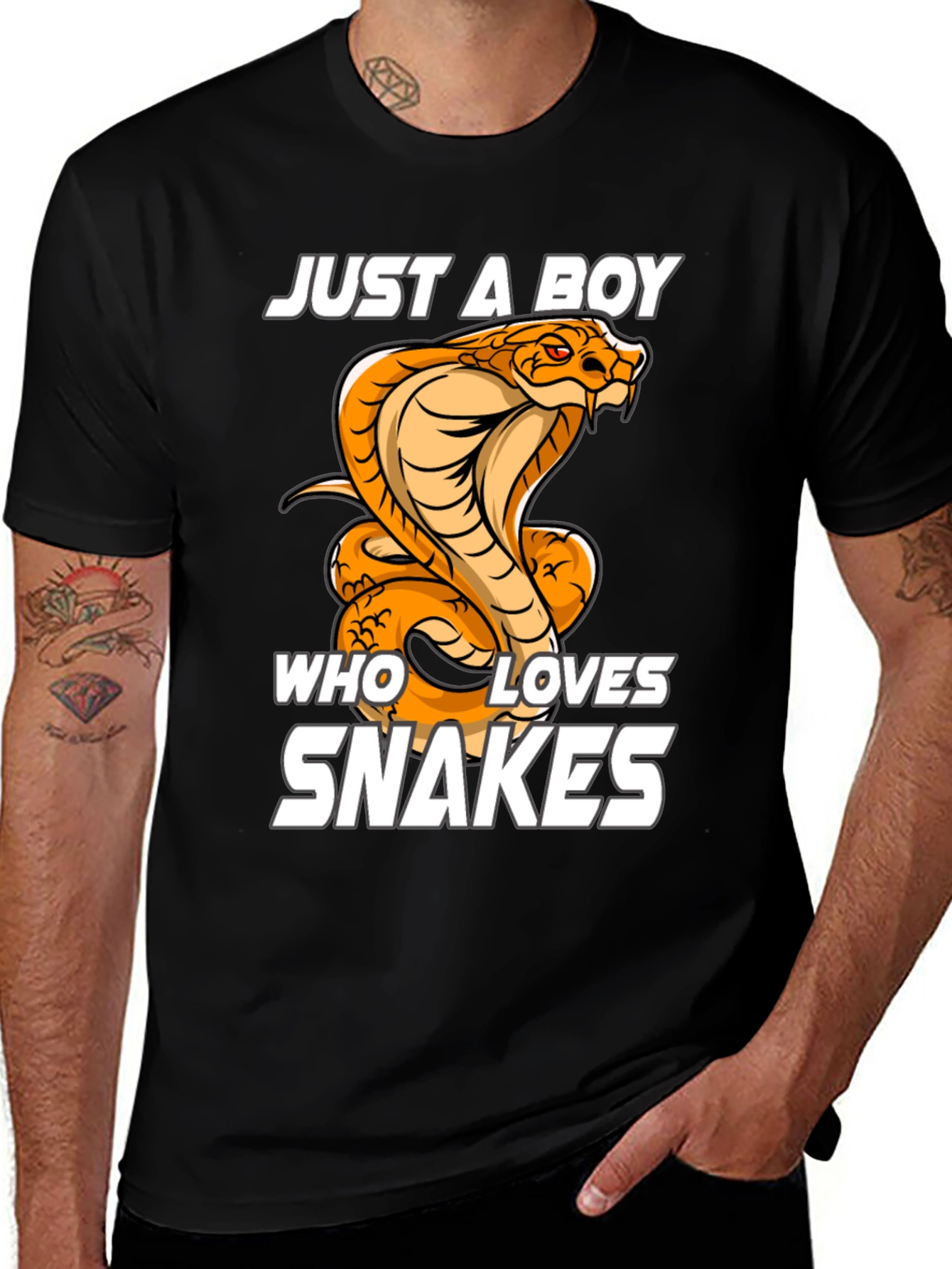 Just a Boy Who Loves Snakes T-Shirt