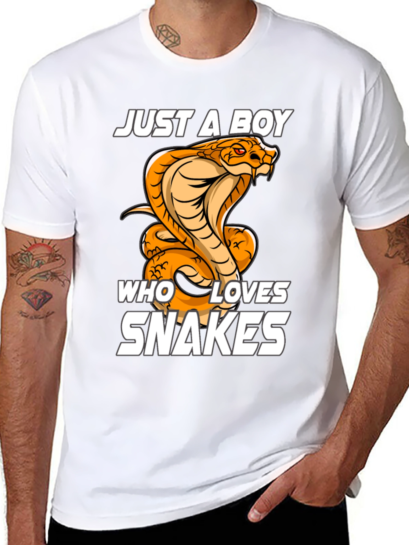 Just a Boy Who Loves Snakes T-Shirt