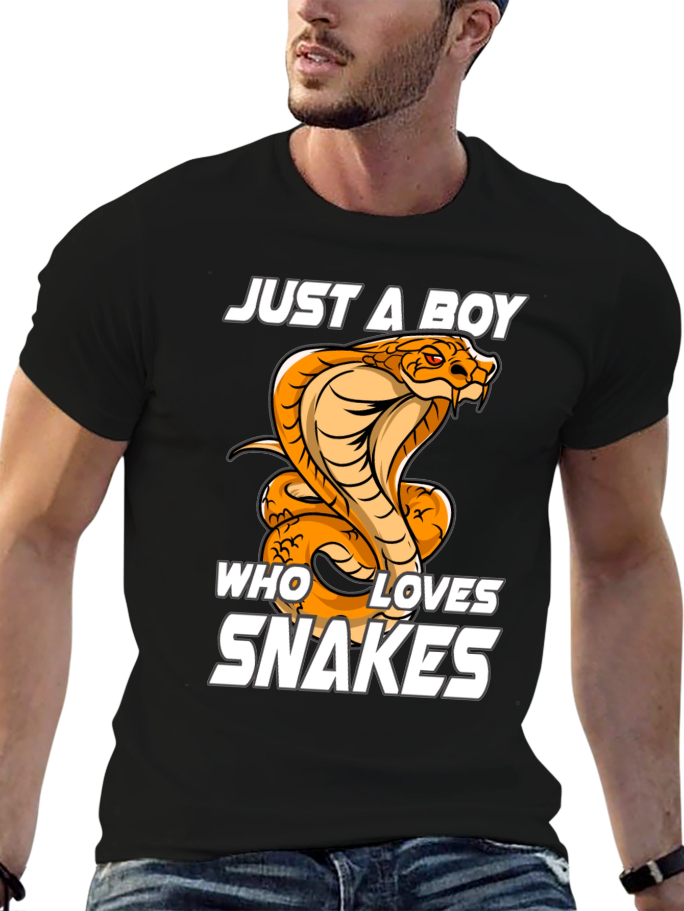 Just a Boy Who Loves Snakes T-Shirt