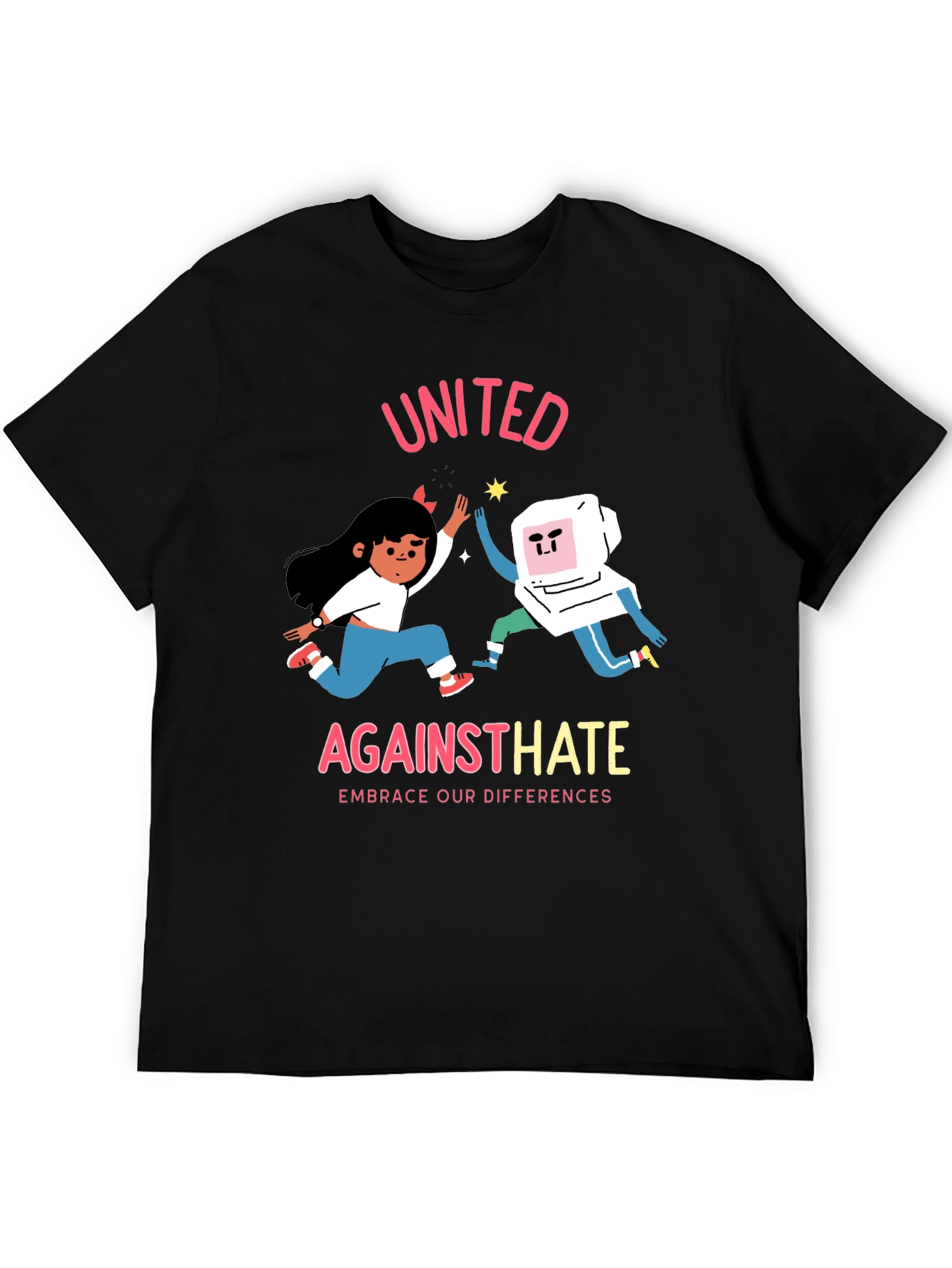 United Against Hate Graphic T-Shirt