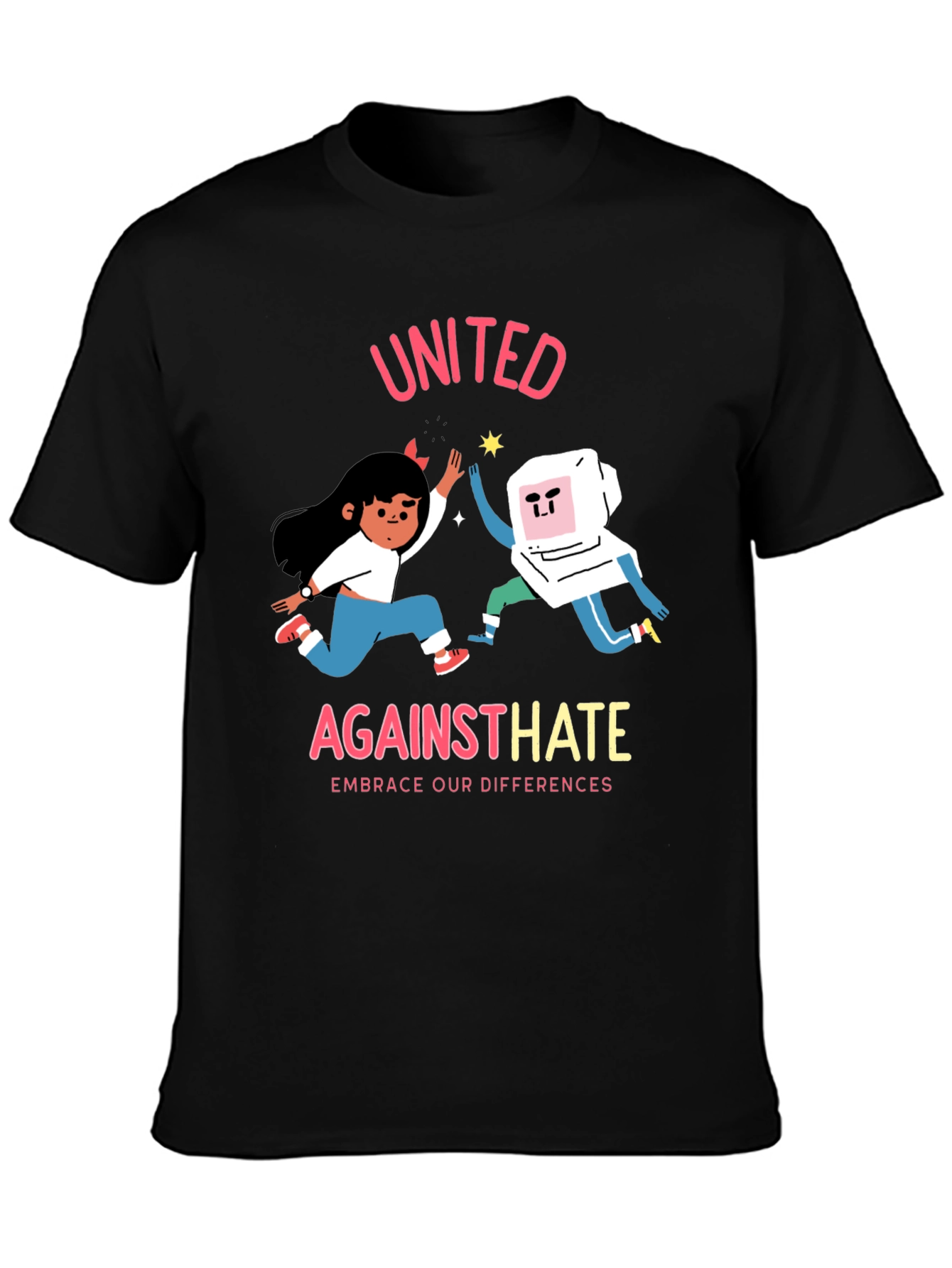 United Against Hate Graphic T-Shirt