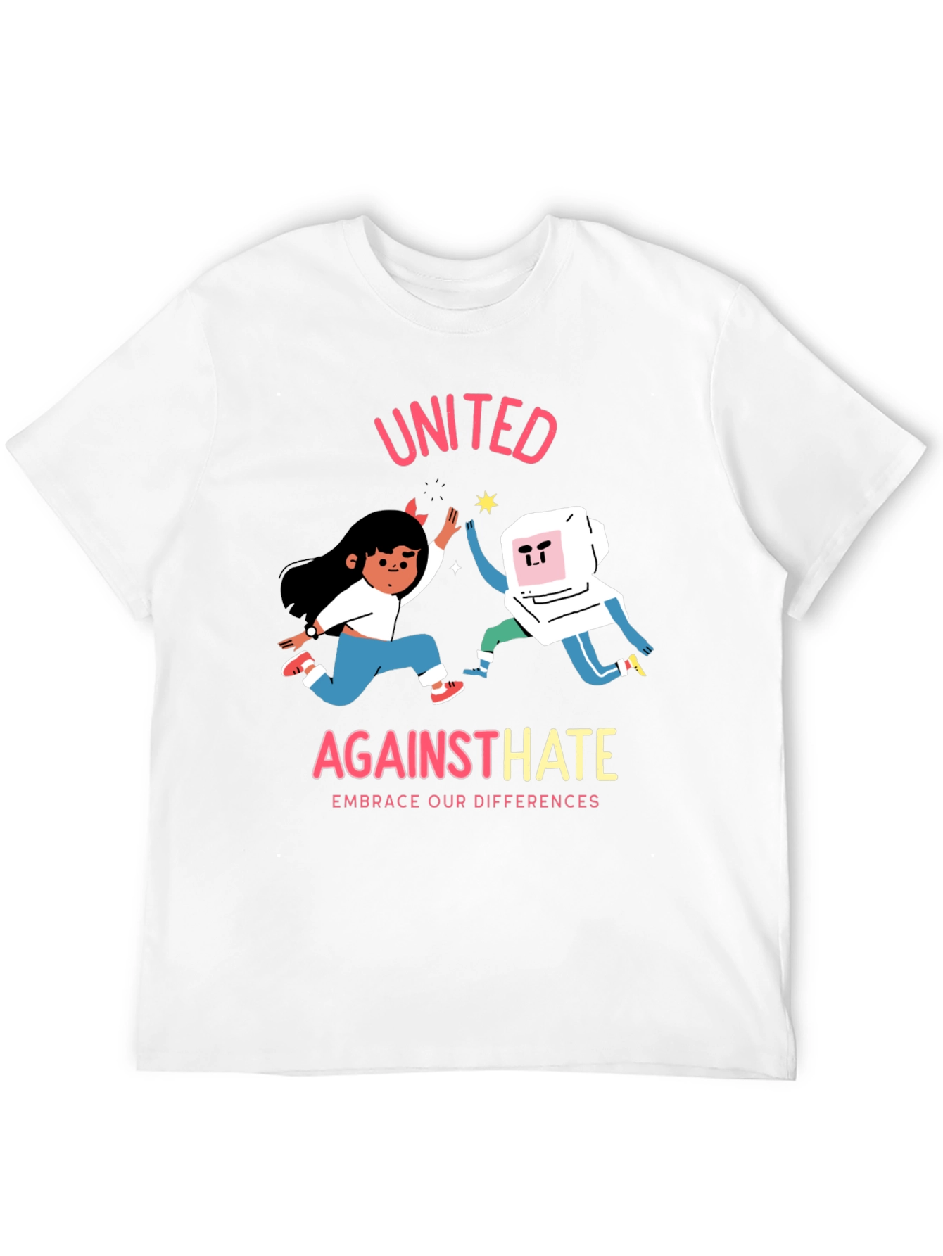 United Against Hate Graphic T-Shirt
