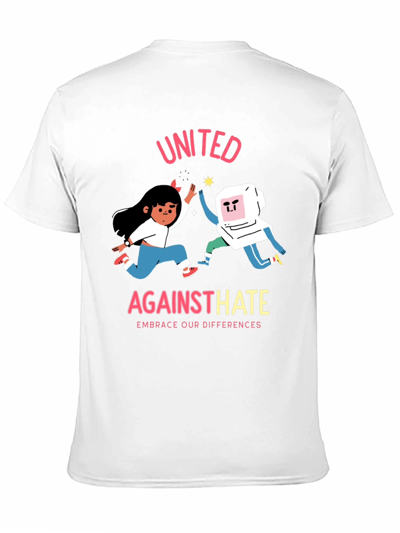 United Against Hate Graphic T-Shirt