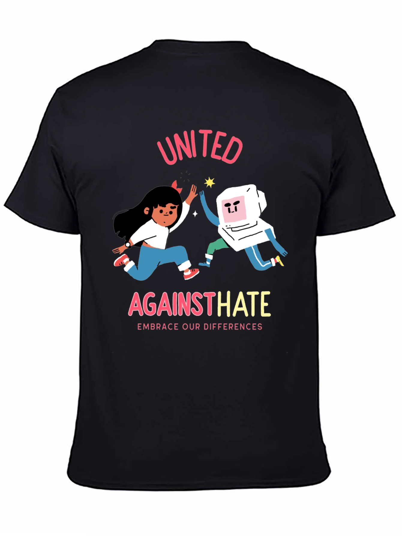 United Against Hate Graphic T-Shirt
