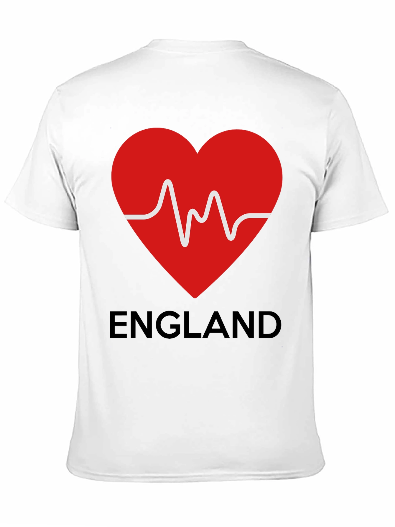 England Heartbeat T-Shirt - Love for England