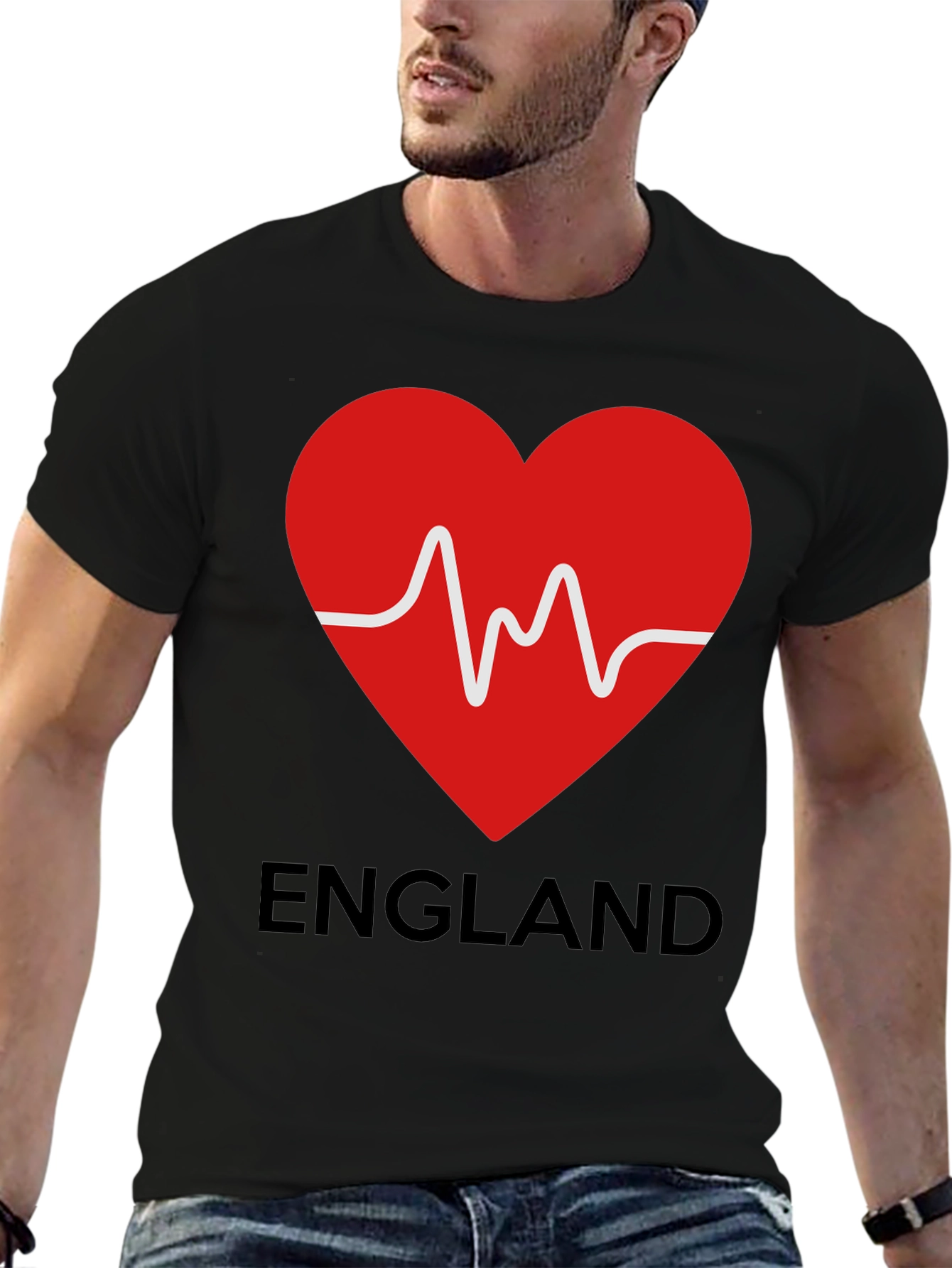 England Heartbeat T-Shirt - Love for England