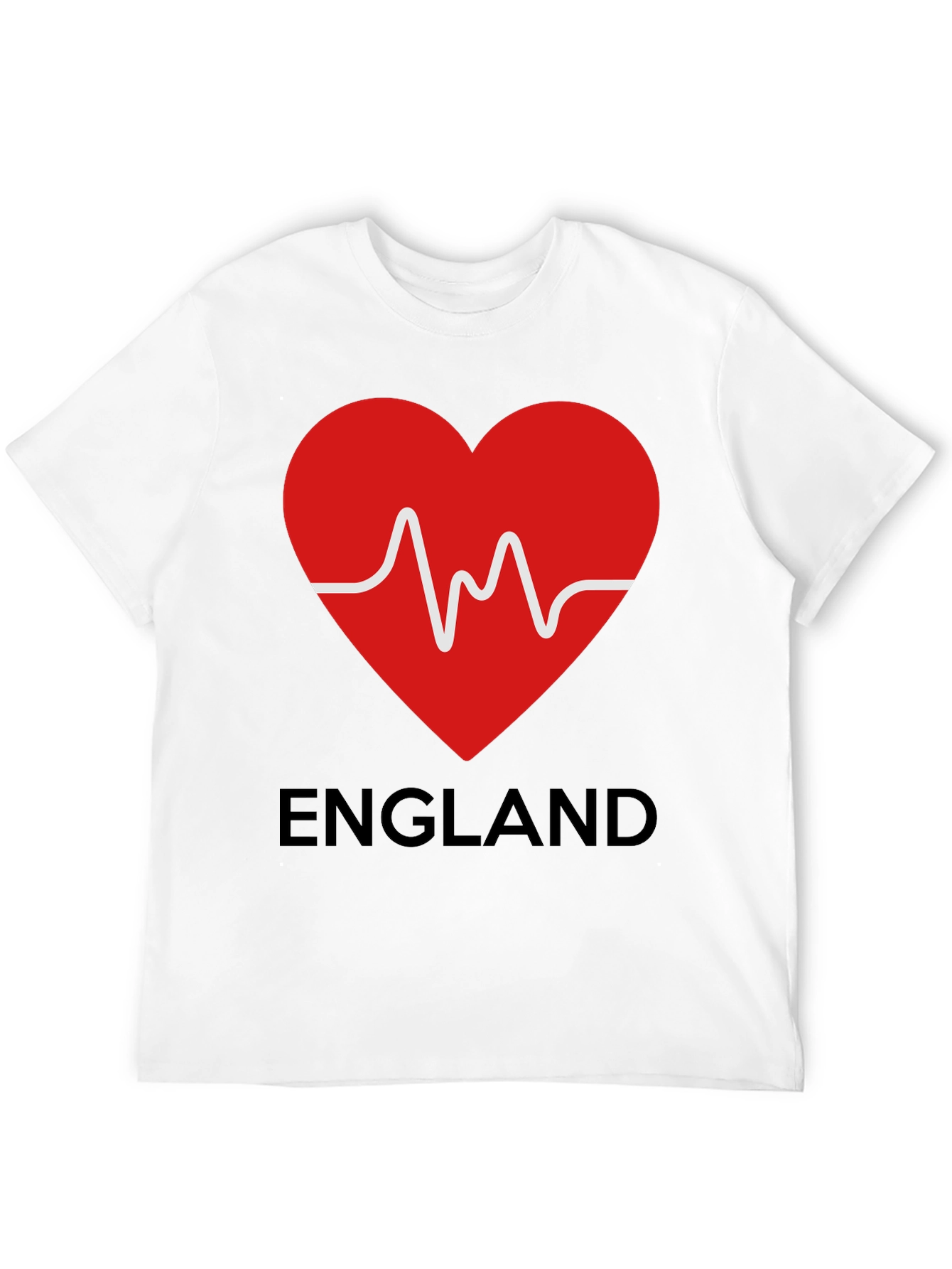 England Heartbeat T-Shirt - Love for England