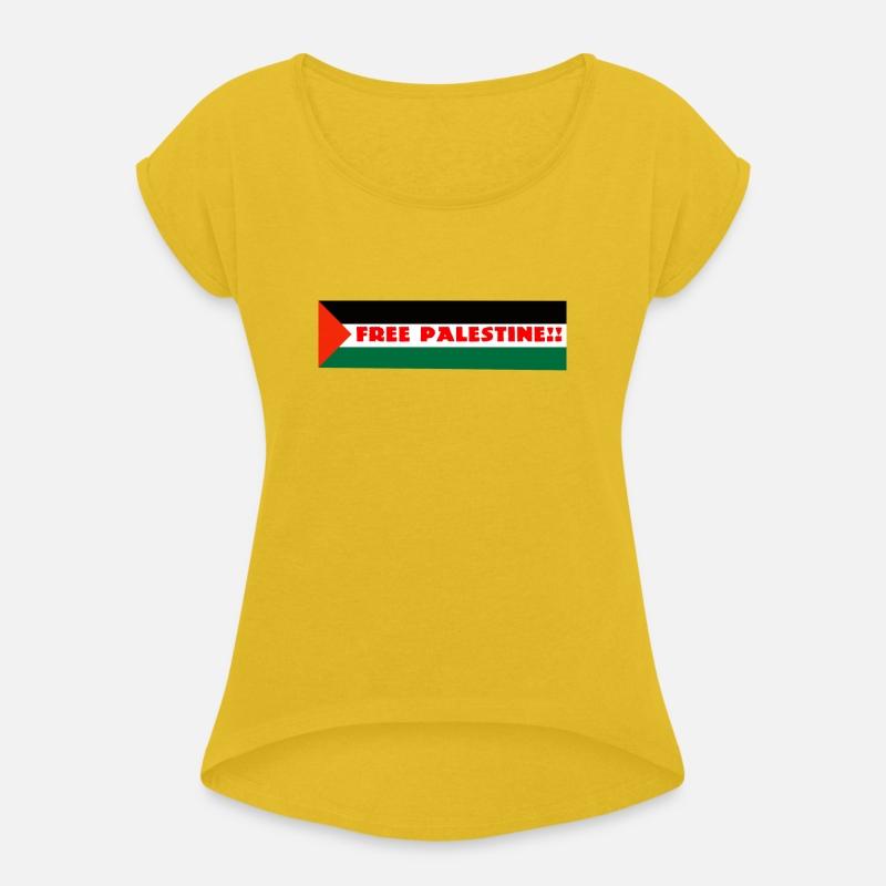 FREE PALESTINE ON PALESTINIAN FLAG