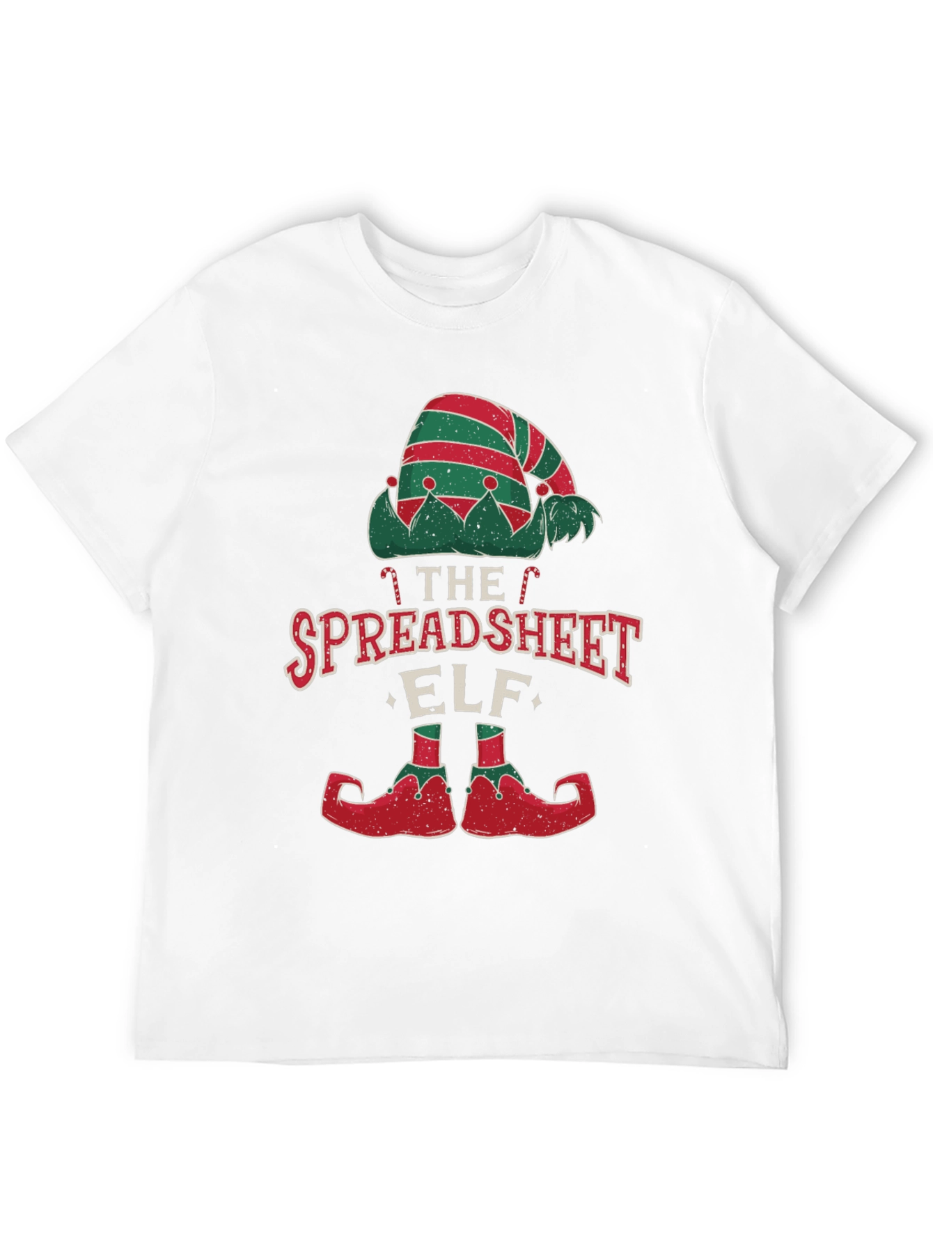 Spreadsheet Elf T-Shirt - Festive Holiday Tee