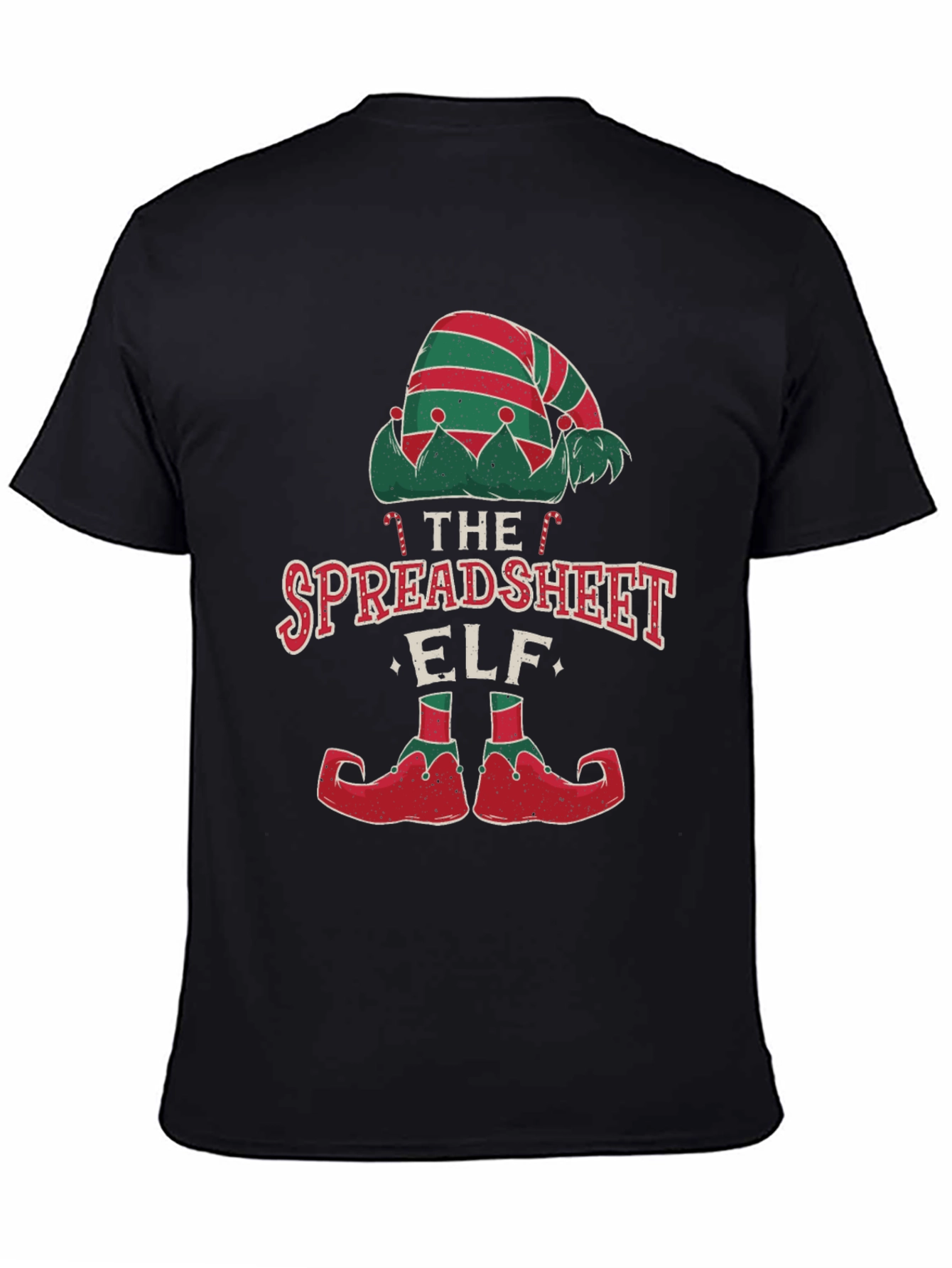 Spreadsheet Elf T-Shirt - Festive Holiday Tee