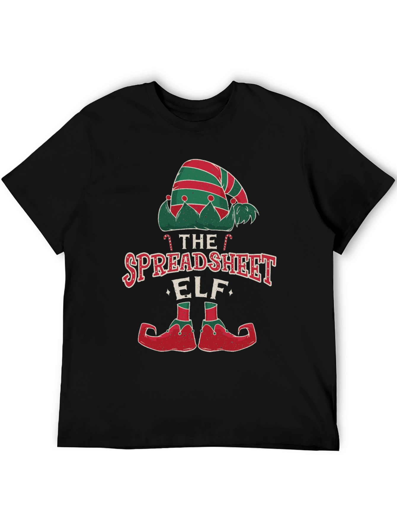 Spreadsheet Elf T-Shirt - Festive Holiday Tee