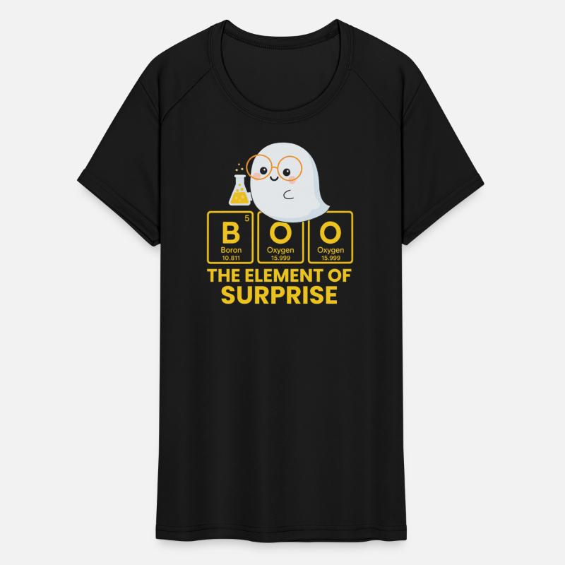 Funny Cute Chemistry Ghost with Periodic Table