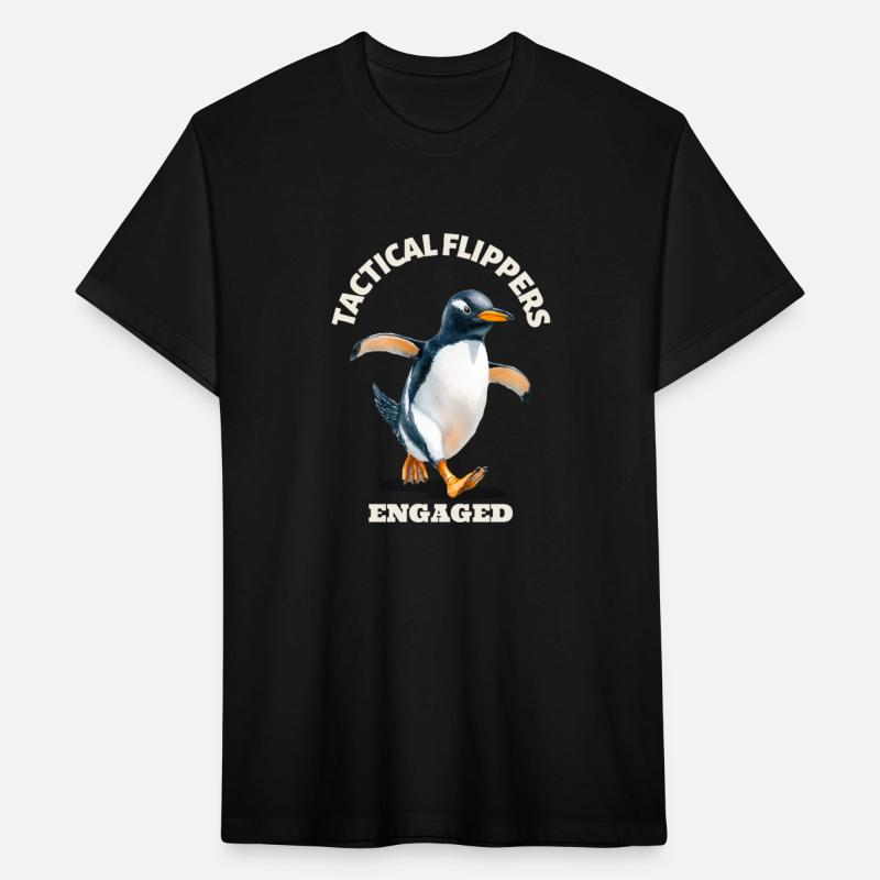 Funny Penguin T-Shirt for Animal & Army Humor Fans