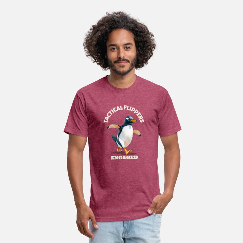 Funny Penguin T-Shirt for Animal & Army Humor Fans