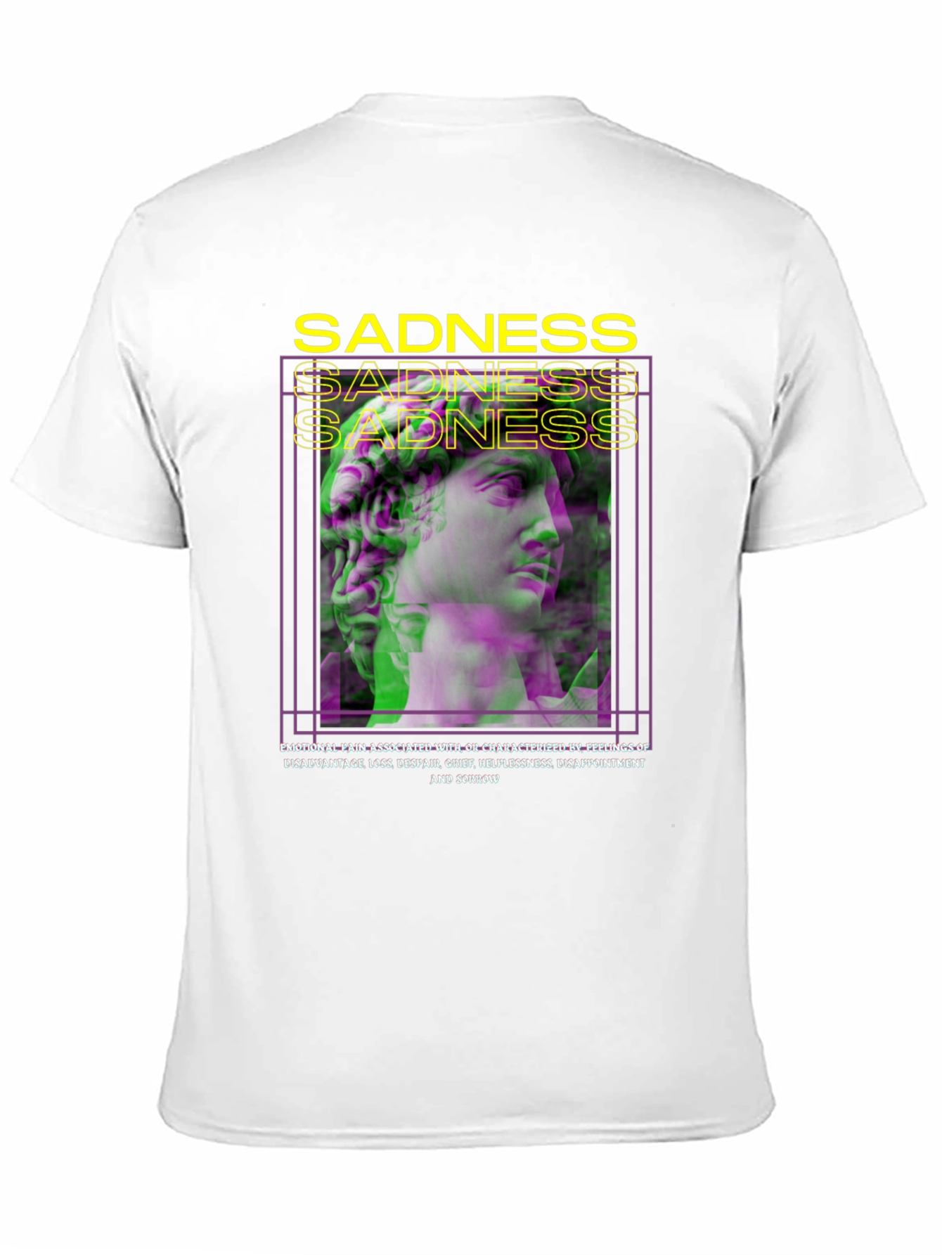 Sadness Graphic T-Shirt - Trendy Aesthetic Streetwear