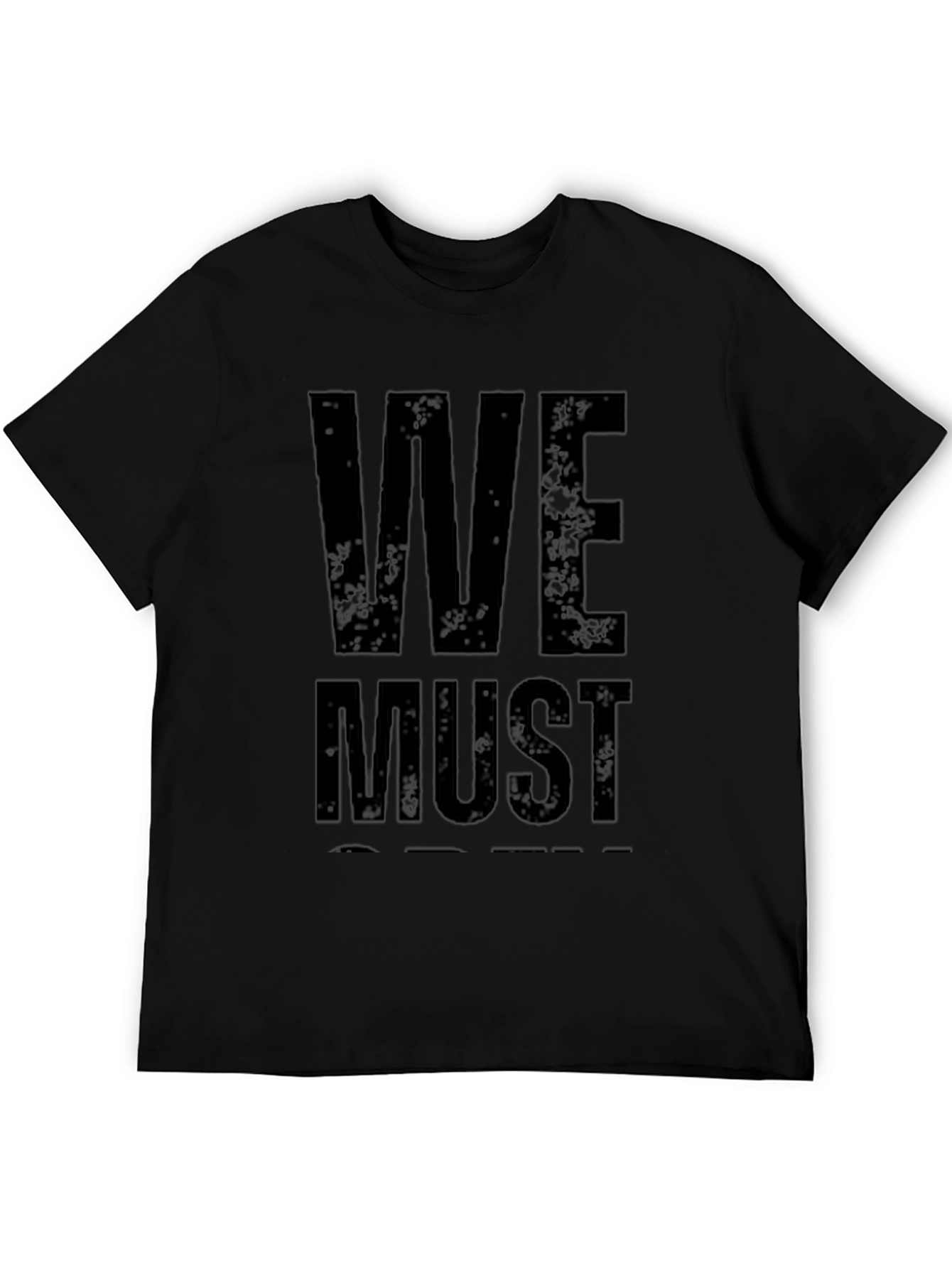 We Must Protect T-Shirt - Black Graphic Tee