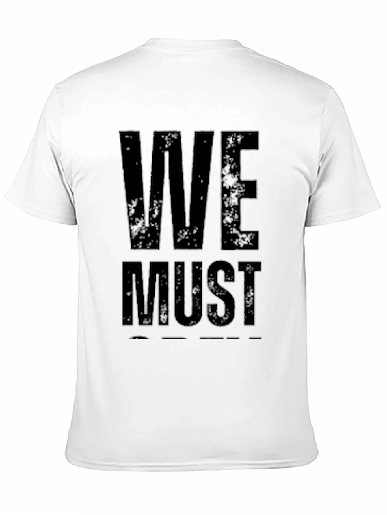 We Must Protect T-Shirt - Black Graphic Tee