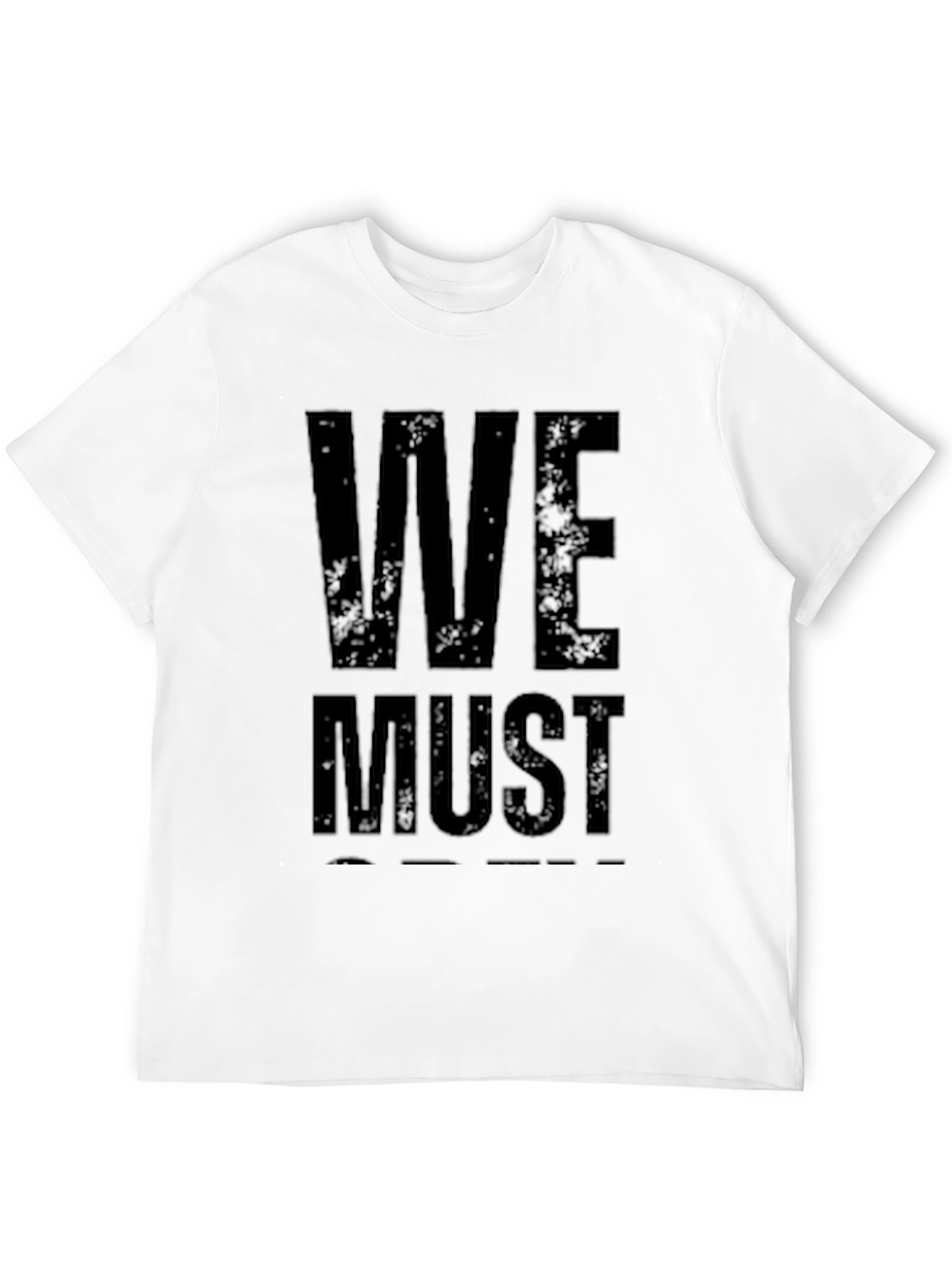 We Must Protect T-Shirt - Black Graphic Tee
