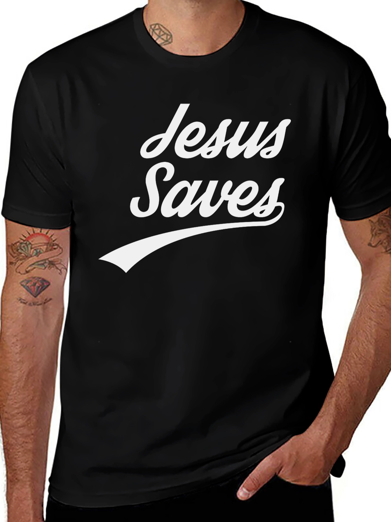 Jesus Saves T-Shirt - Christian Apparel